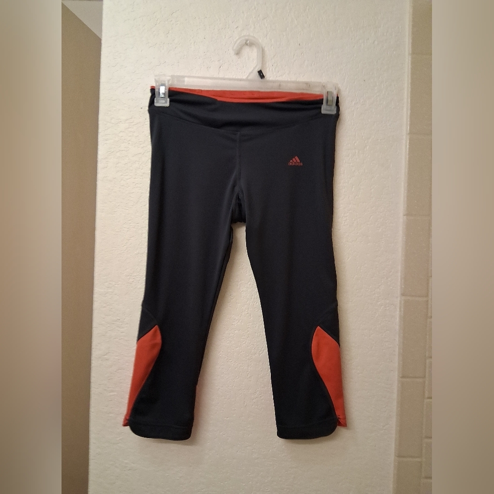 Adidas Kids Black and Red Athletic Bottoms